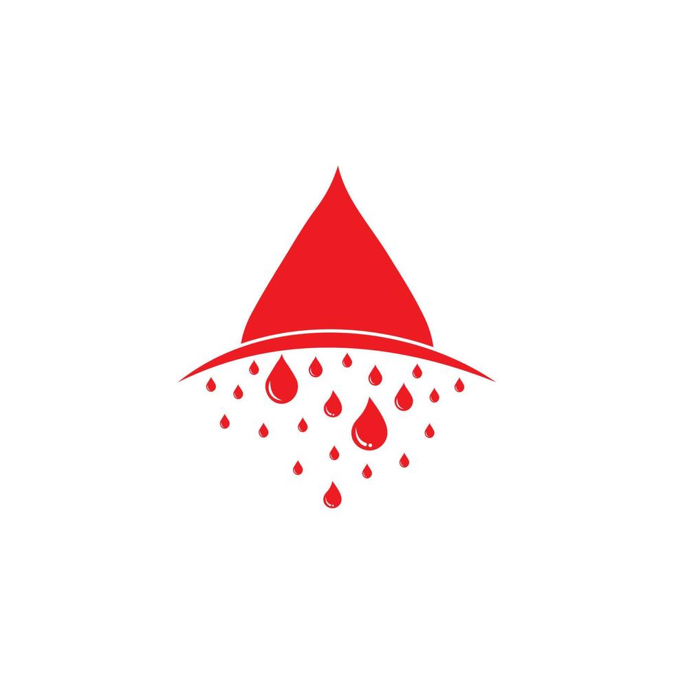 Human Blood logo template vector icon illustration design