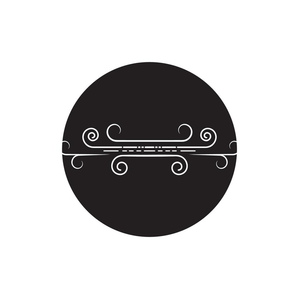 Wind vector icon design illustration template