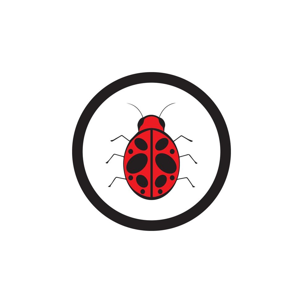 bug vector illustration icon design template