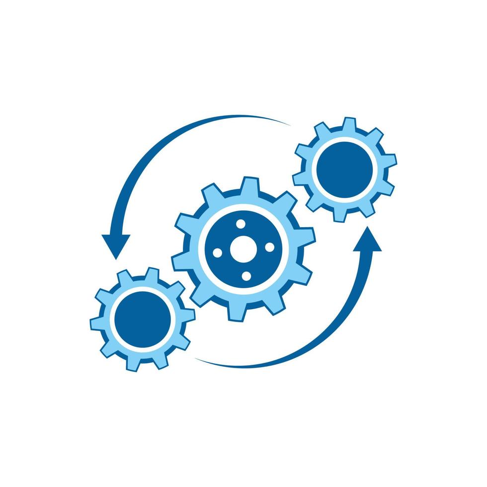 Gear Logo Template vector icon illustration design