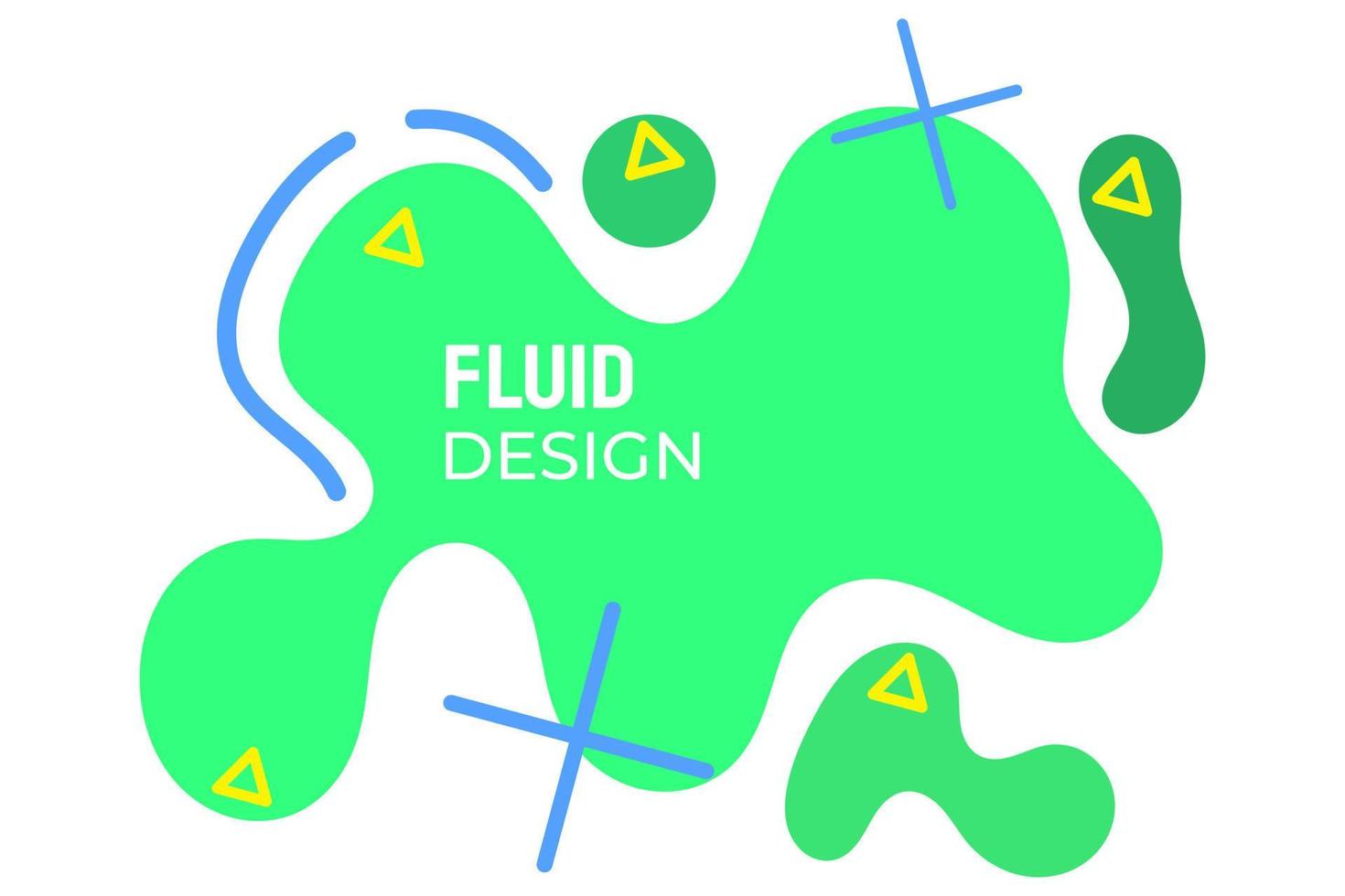 Light green fluid design with nice plus lines. suitable for background, web, cover, banner, presentation, etc. vector