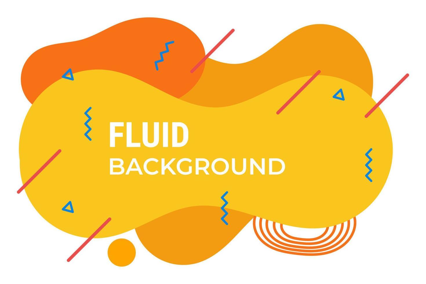 Yellow fluid background with nice slashes, triangles, and zigzag lines vector