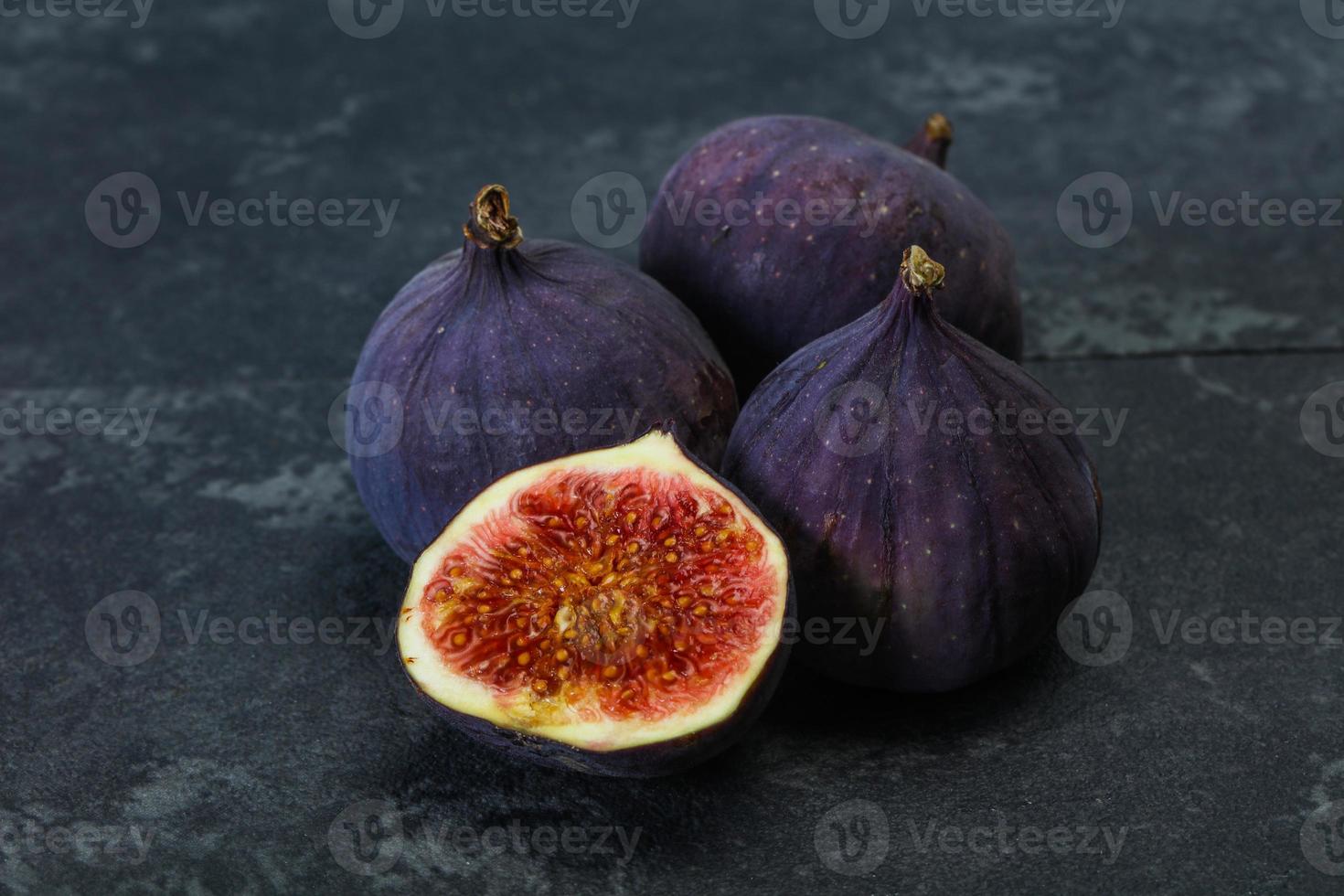Ripe sweet fresh fig fruit photo