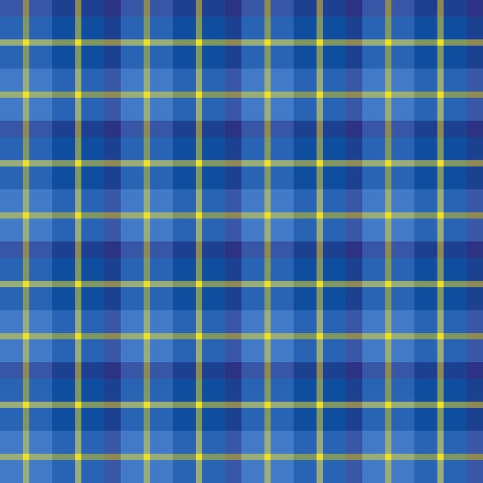 Seamless pattern in amazing night blue and yellow colors for plaid, fabric, textile, clothes, tablecloth and other things. Vector image.