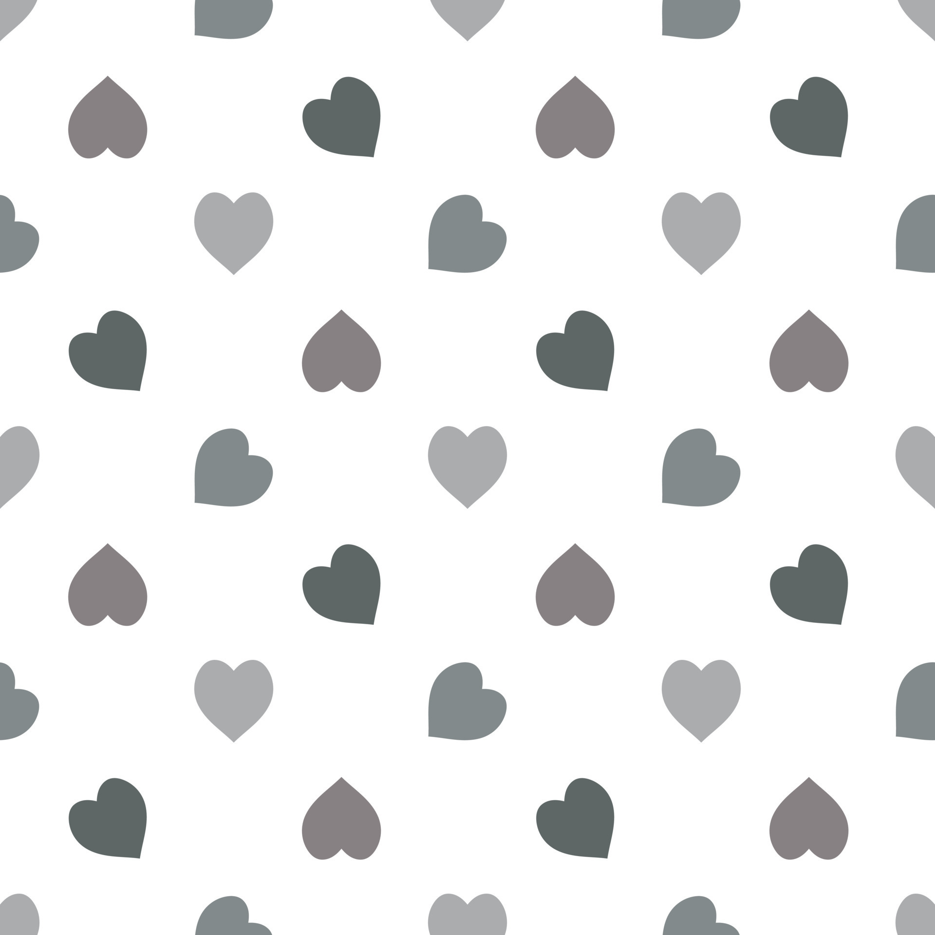 Shimmer Hearts Wallpaper Soft Grey  Silver ILW980042  Wallpaper from I  Love Wallpaper UK