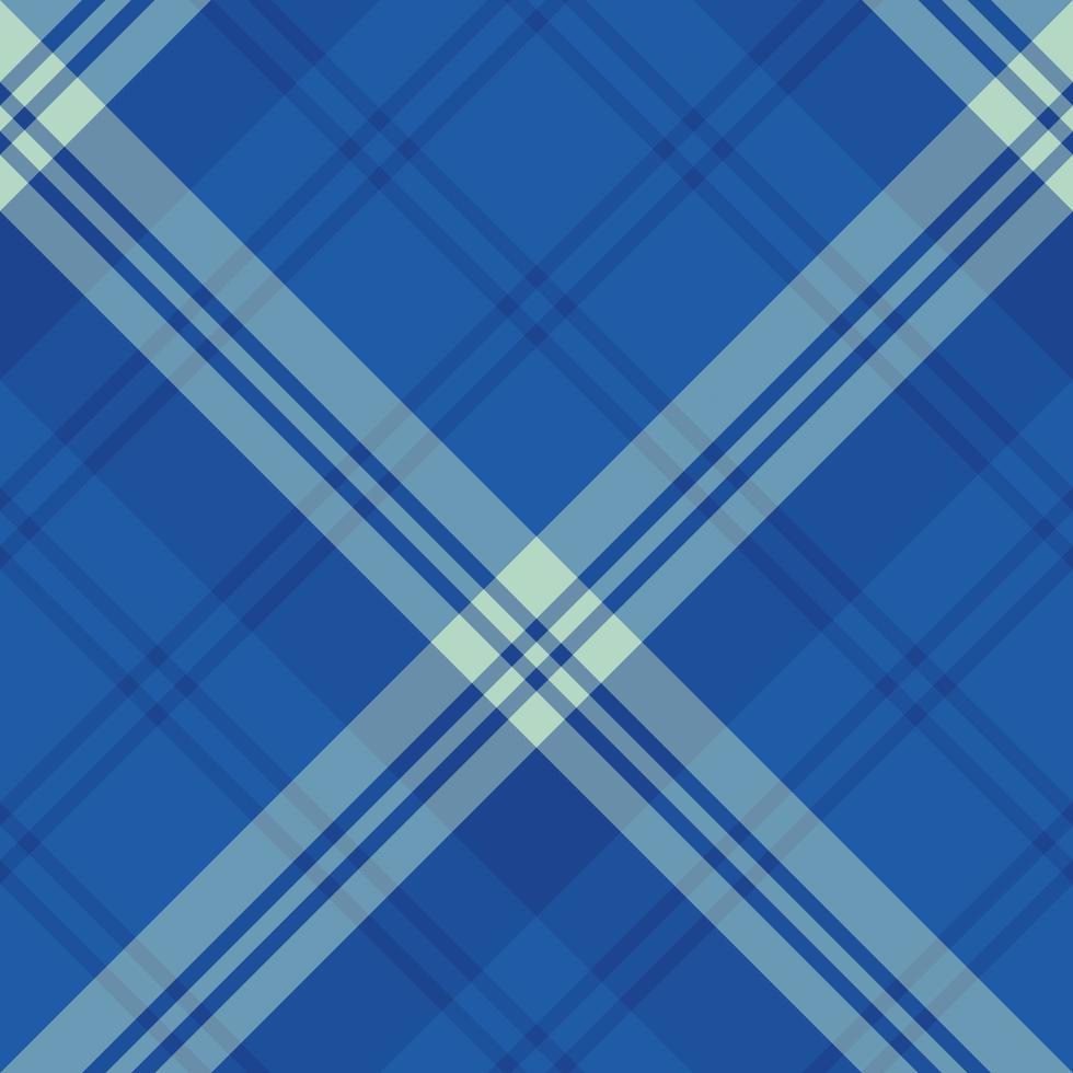 Seamless pattern in amazing cozy light and dark blue colors for plaid, fabric, textile, clothes, tablecloth and other things. Vector image. 2