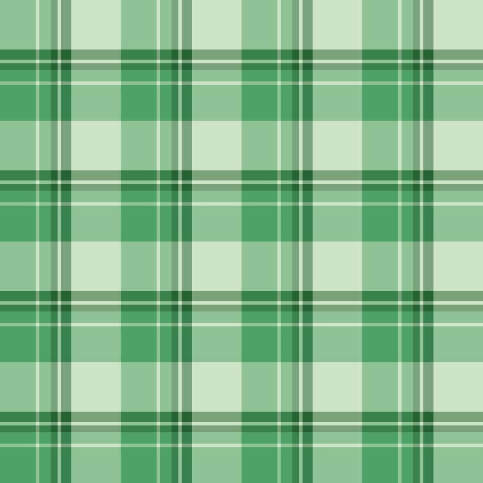 Seamless pattern in awesome beautiful light and dark green colors for plaid, fabric, textile, clothes, tablecloth and other things. Vector image.