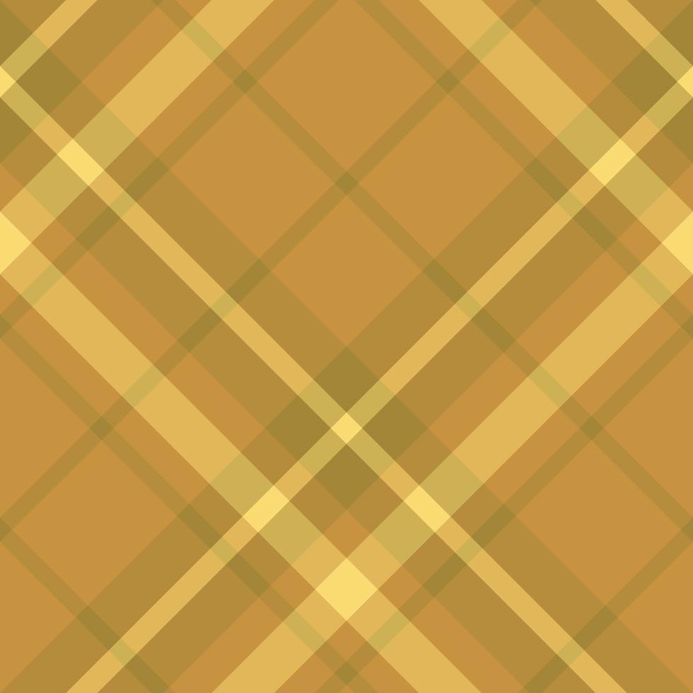 Seamless pattern in charming discreet orange and light yellow colors for plaid, fabric, textile, clothes, tablecloth and other things. Vector image. 2