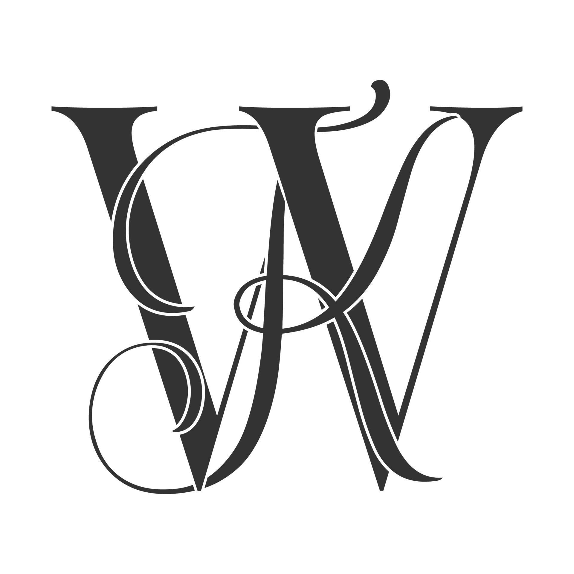 wk ,kw, monogram logo. Calligraphic signature icon. Wedding Logo ...