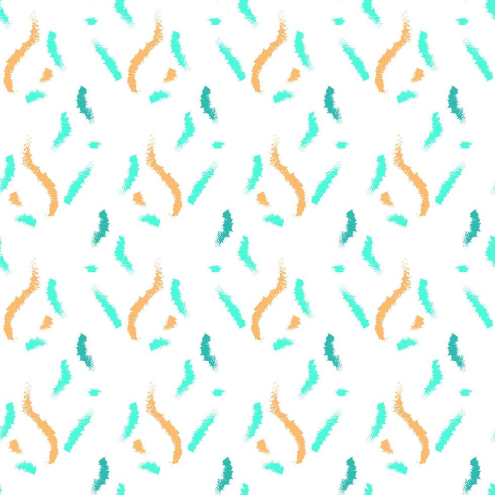 Brush strokes pattern. Seamless vector pattern with brush drawings for textiles, fabrics, wallpapers.
