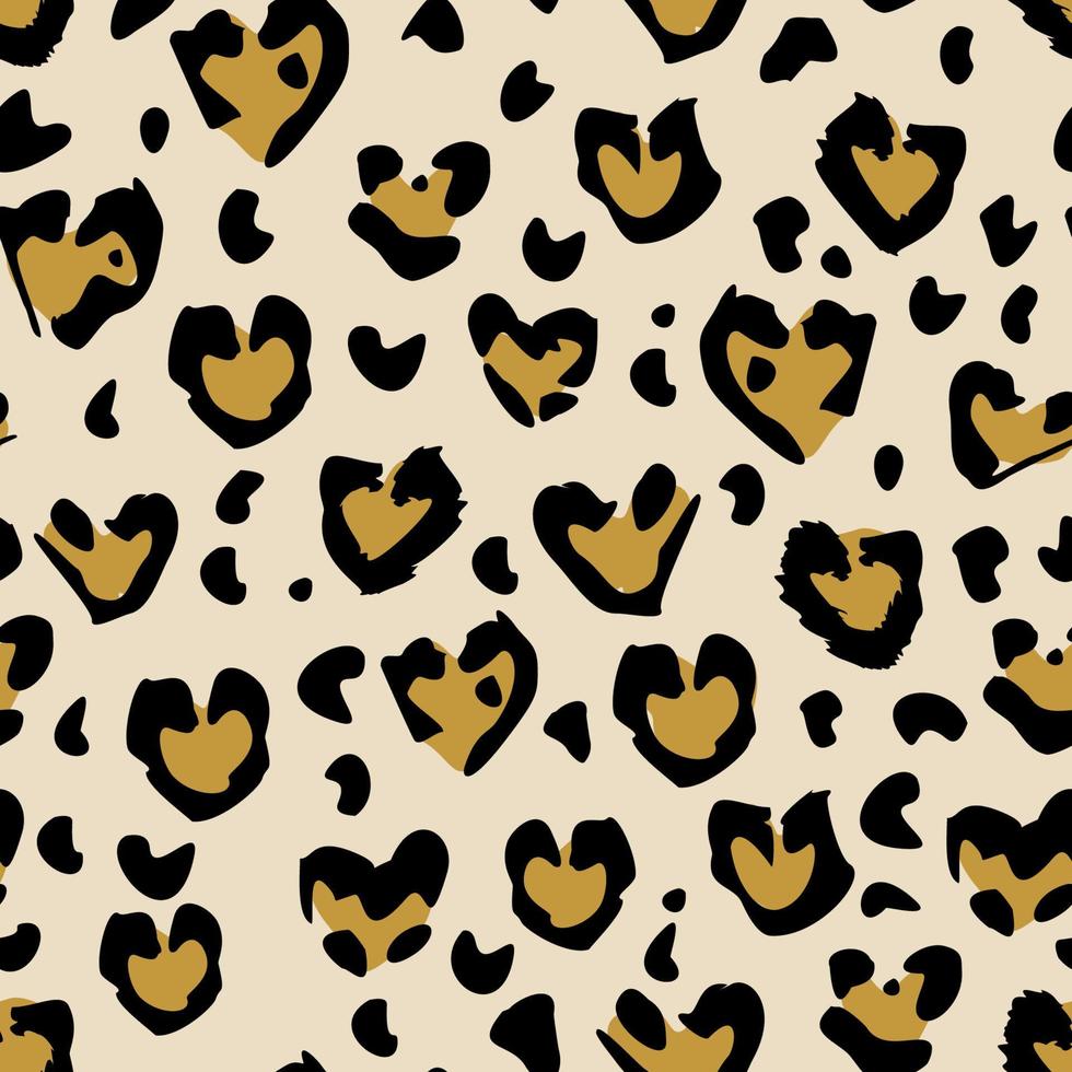 fondo de pantalla de patrones sin fisuras estampado de leopardo naranja amarillo vector