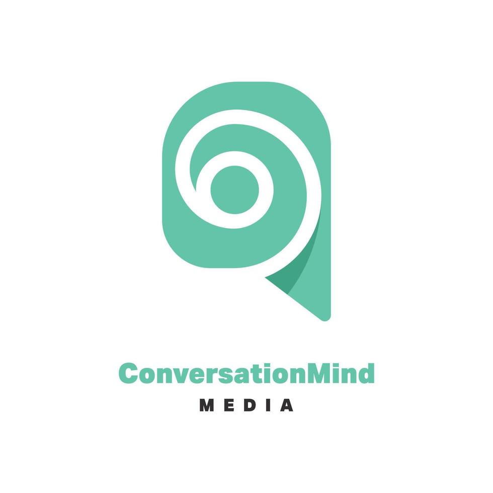 Conversation Mind Logo vector