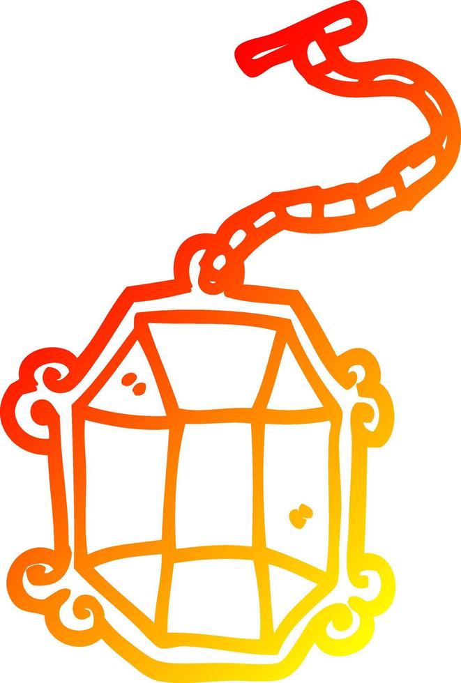 warm gradient line drawing cartoon big jewelery vector