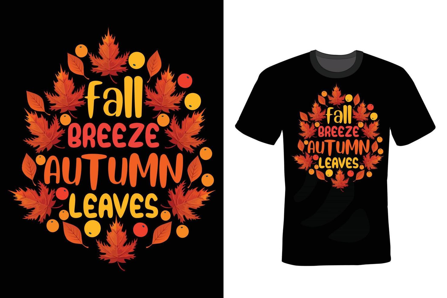 Autumn T shirt design, vintage, typography vector