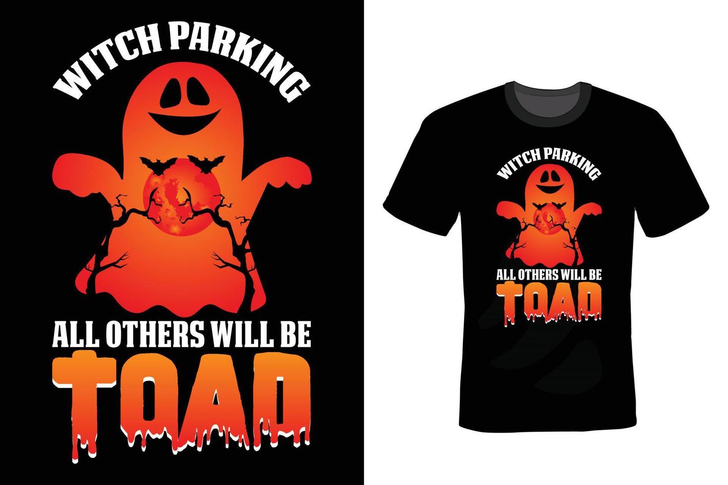 Halloween T shirt design, vintage, typography vector