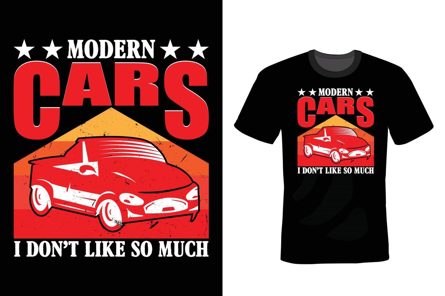 Car T shirt design, vintage, typography vector
