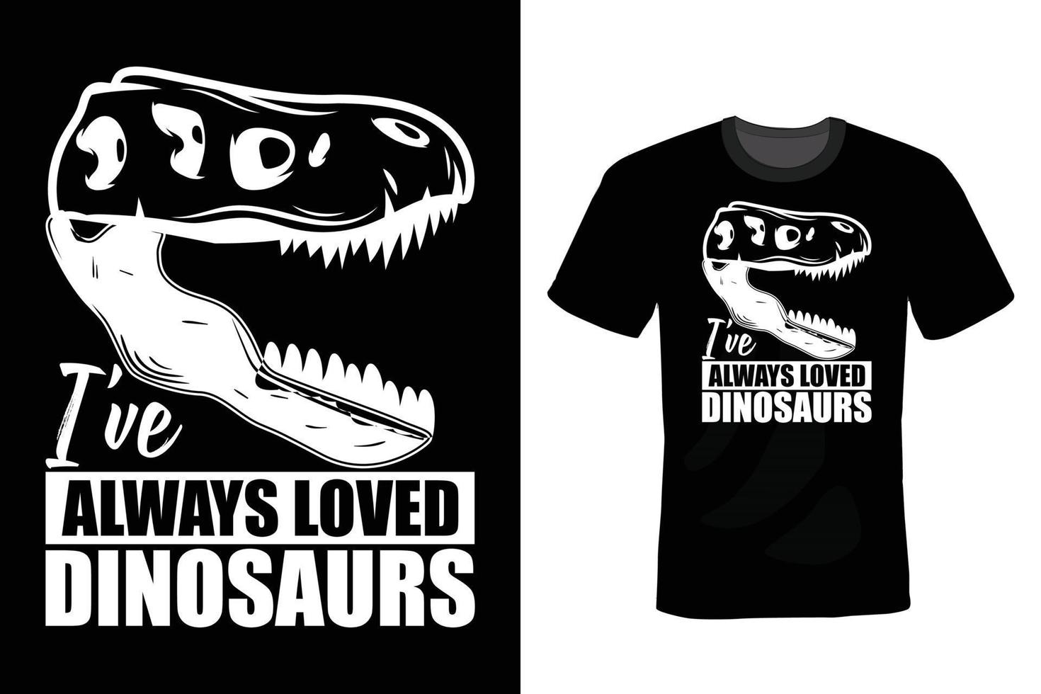 diseño de camiseta de dinosaurio, vintage, tipografía vector