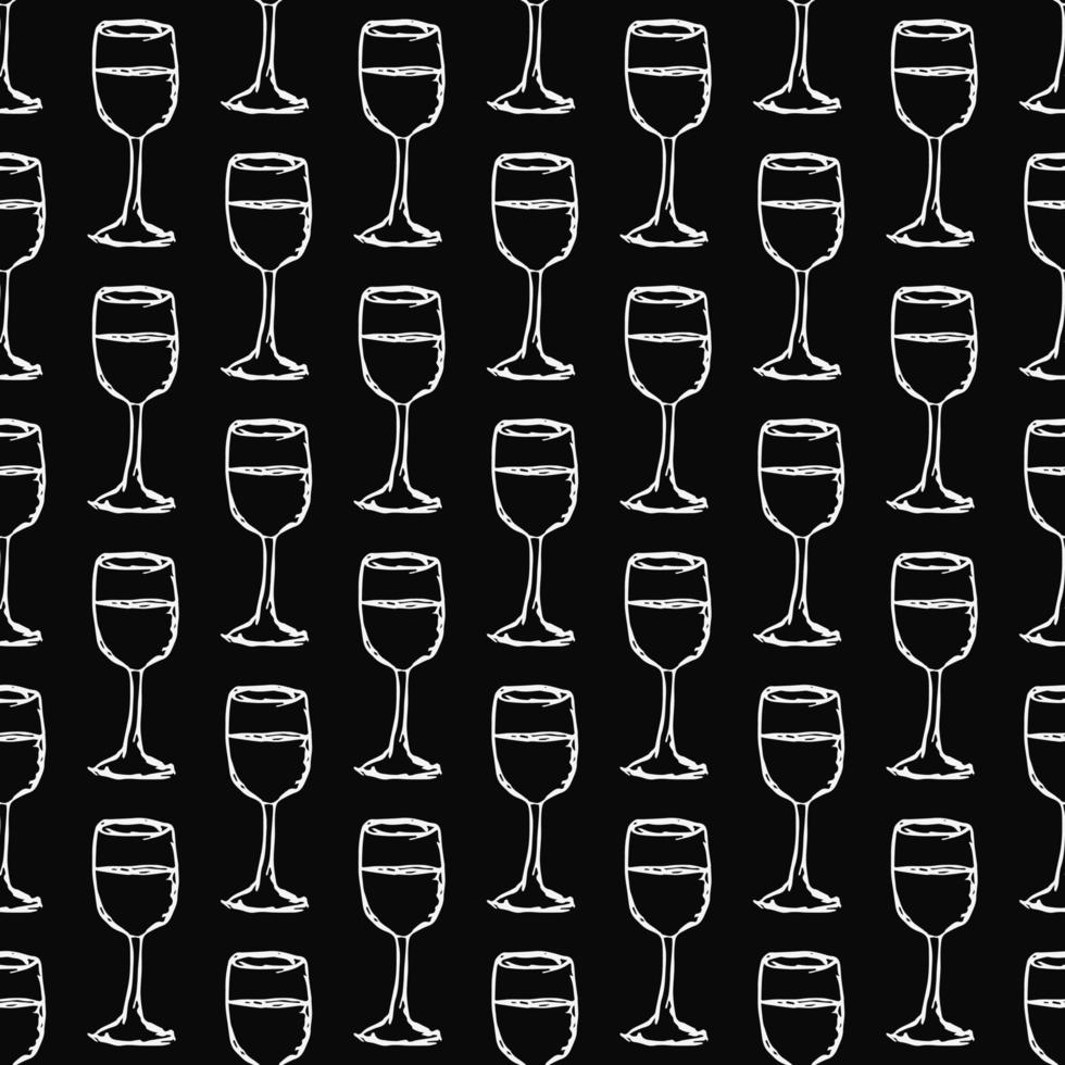 patrón de vino sin costuras vector