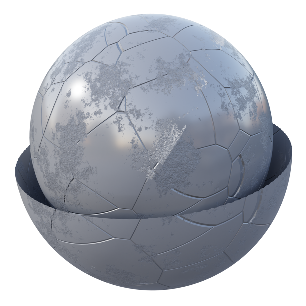 Sphere abstract shape 3d illustration png