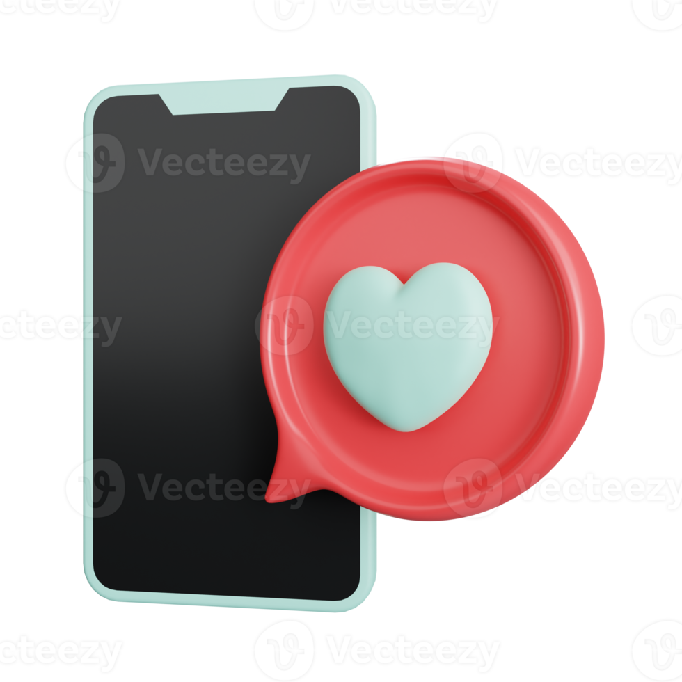 Love Message 3d Icon Illustration png