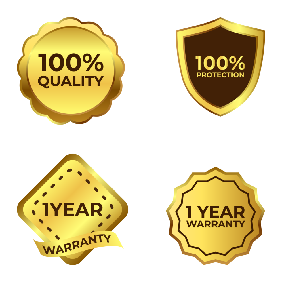 Luxurious badge collection with golden color ribbon, Dark and golden color shade and ribbon, Multipurpose special badge collection. png