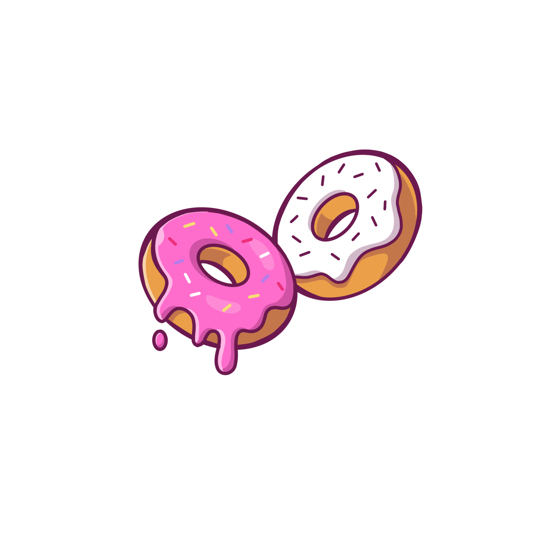 Free Donut cartoon white and pink 8878654 PNG with Transparent Background Free Donut cartoon white and pink 8878654 PNG with Transparent Background