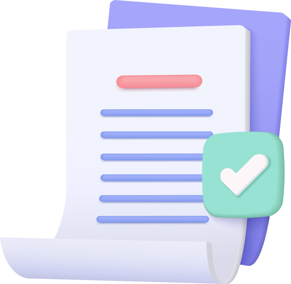 White clipboard task management todo check list, efficient work on project plan, fast progress, level up concept, assignment and exam, productivity solution icon. 3d render on White background png