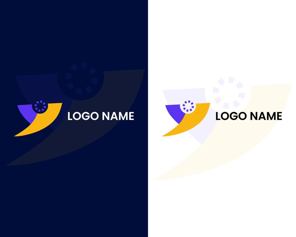 plantilla de diseño de logotipo de empresa letra y vector