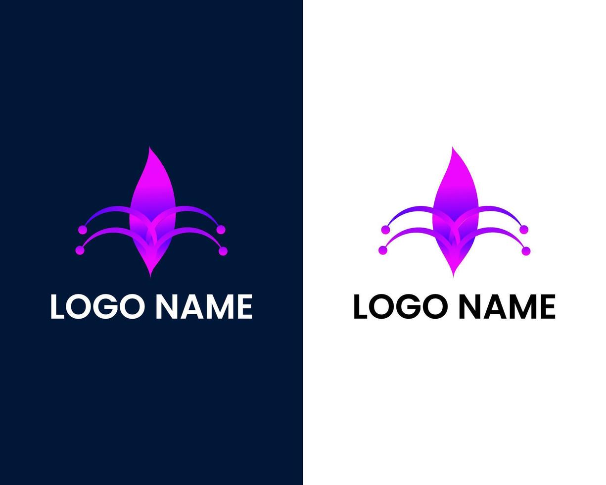 letra a con plantilla de diseño de logotipo moderno de tecnología vector