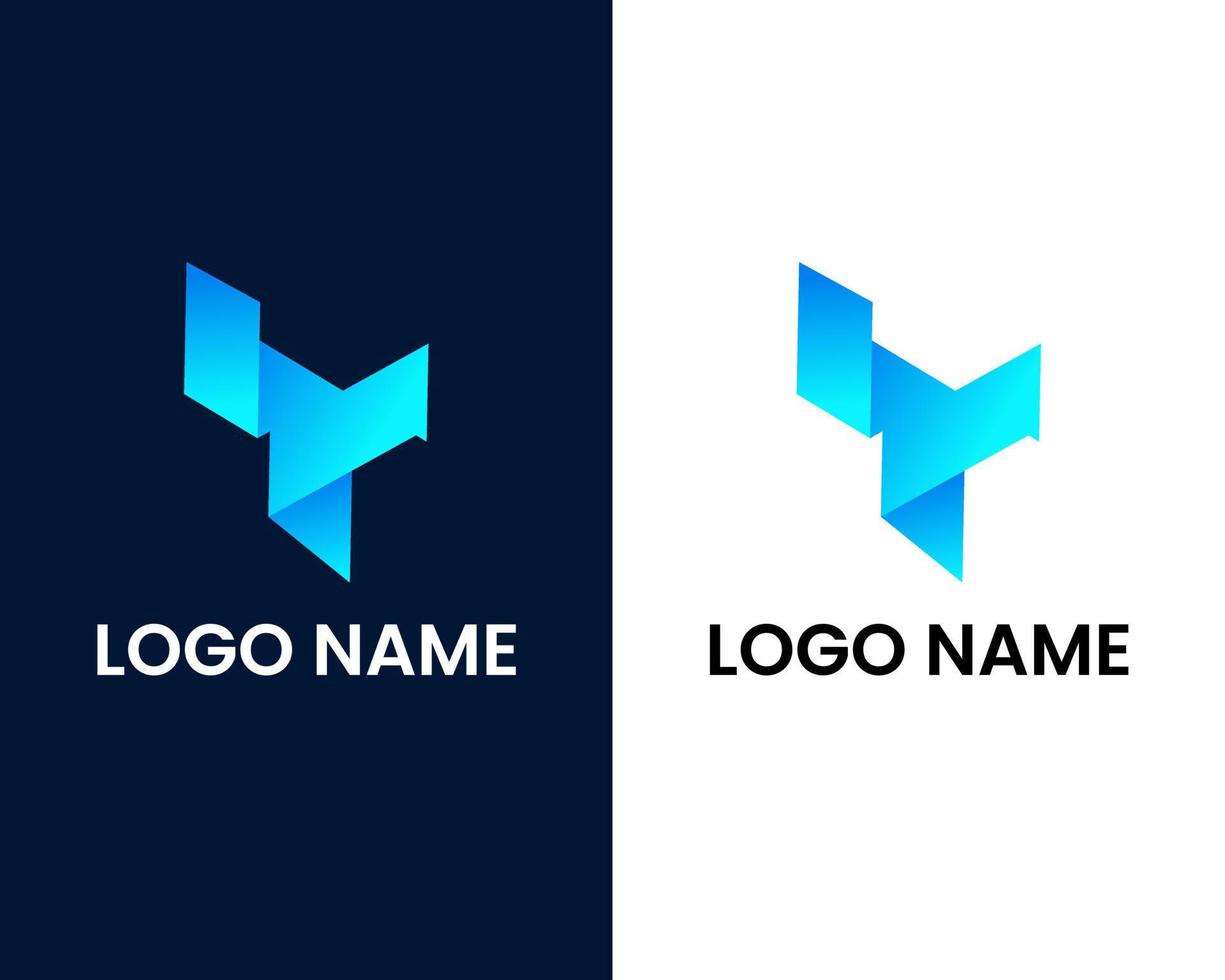 letter y modern logo design template vector