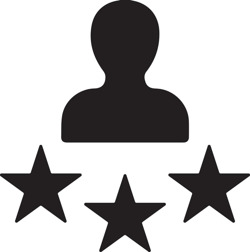 satisfaction rating vector icon. Rating icon. star satisfaction rating