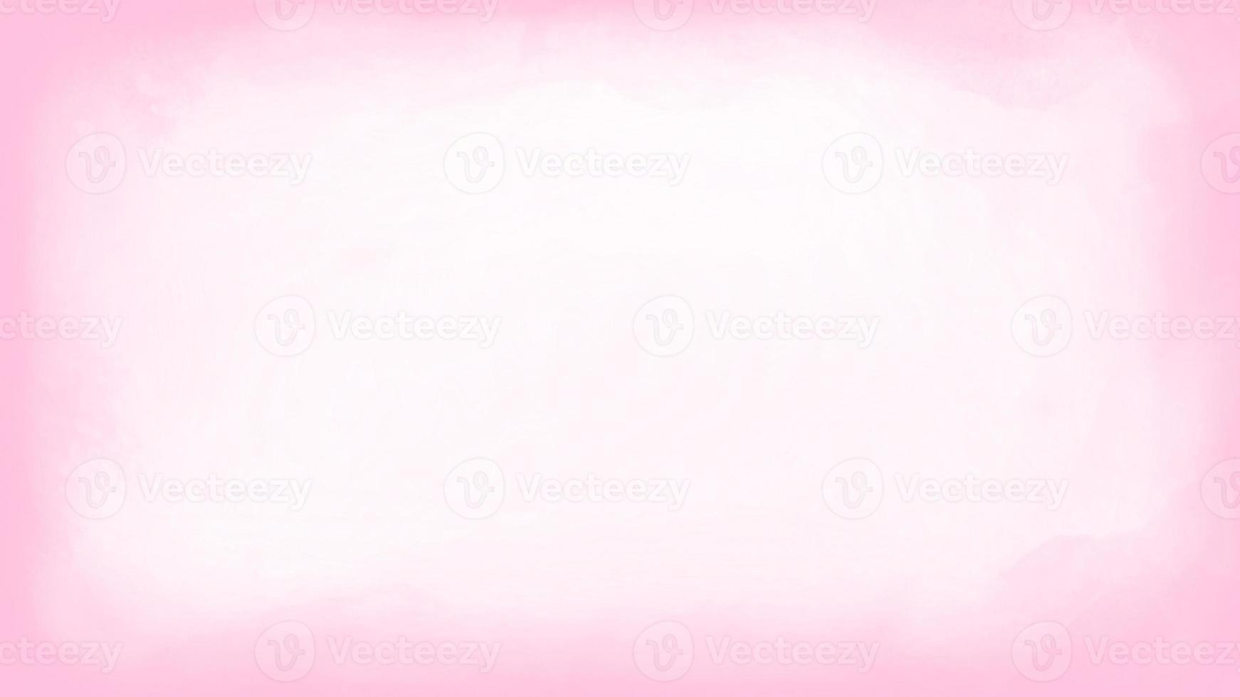 Pastel pink banner background with watercolor textured border for text photo