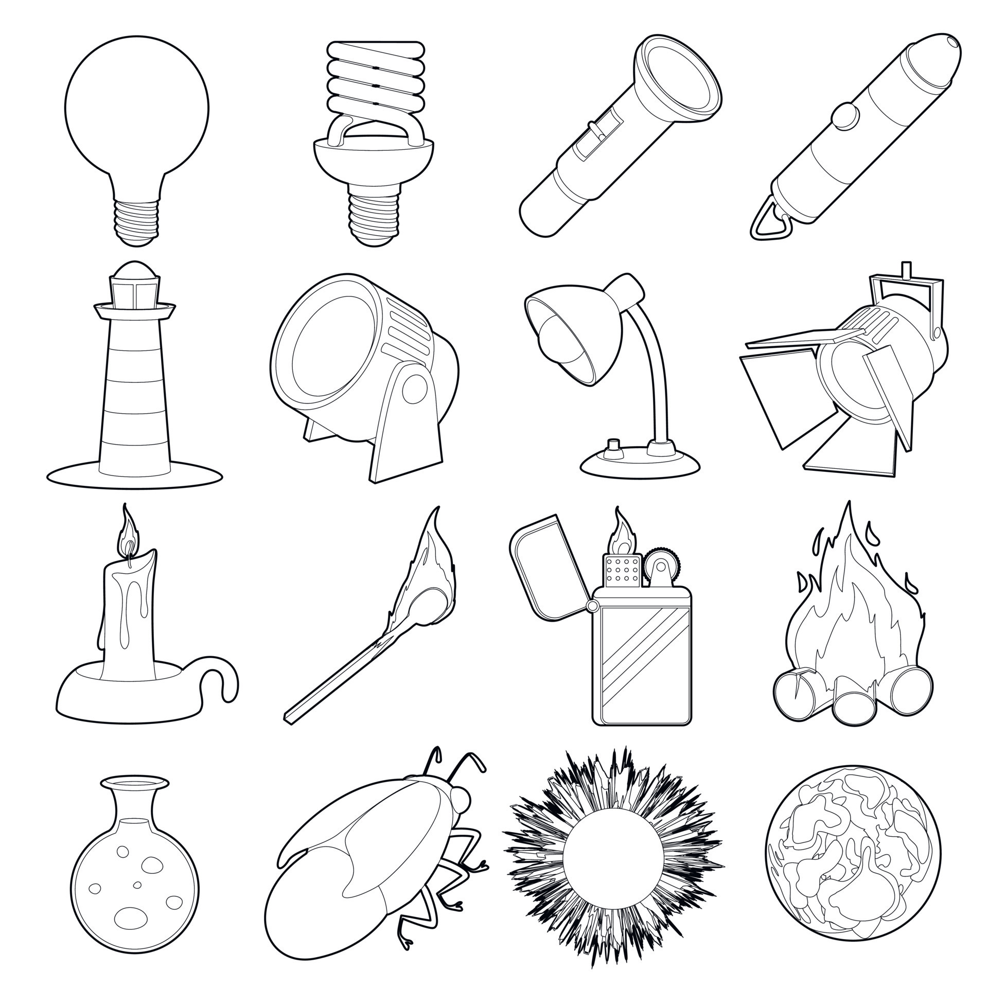 Light Source Icons Set Outline Style 8880914 Vector Art At Vecteezy light-source-icons-set-outline-style-8880914-vector-art-at-vecteezy
