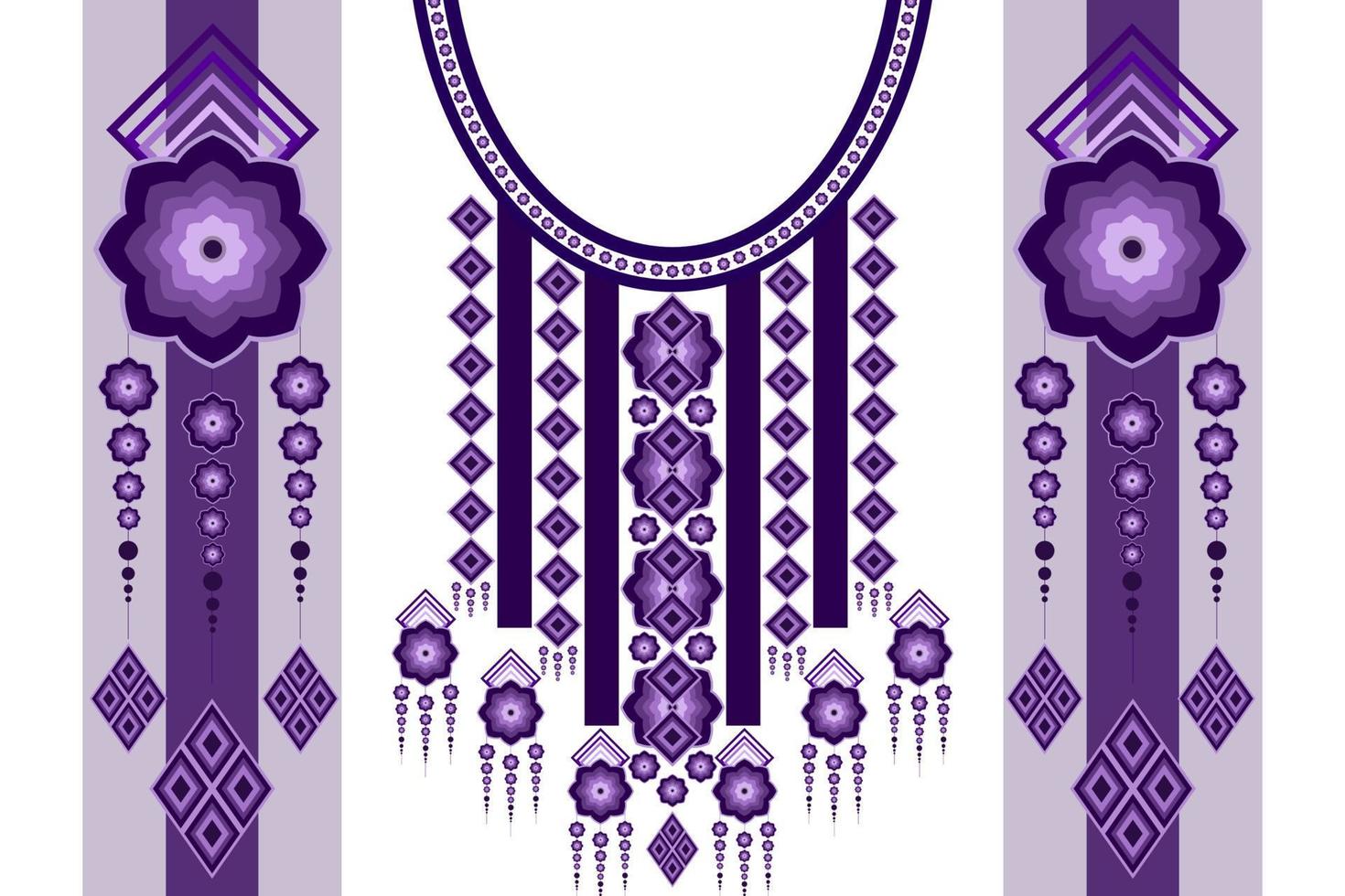 patrón geométrico étnico oriental ikat diseño tradicional para fondo, alfombra, papel pintado, ropa, envoltura, batik, tela, ilustración vectorial.estilo bordado, patrón sin costuras vector