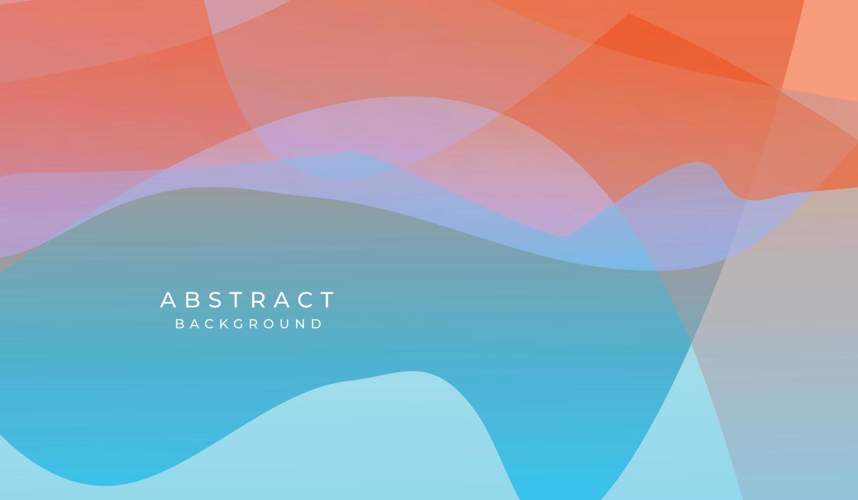 Abstract gradient background design with wave shapes. vector