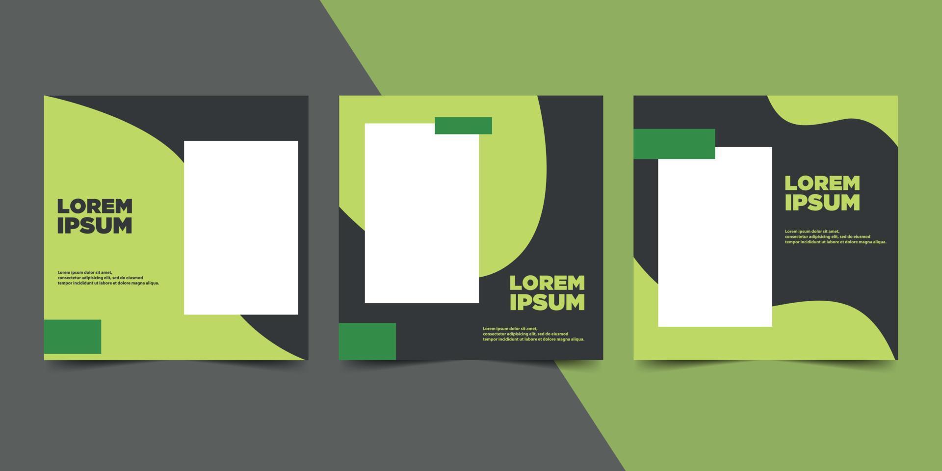 Social Media Post Template for General Business. vector