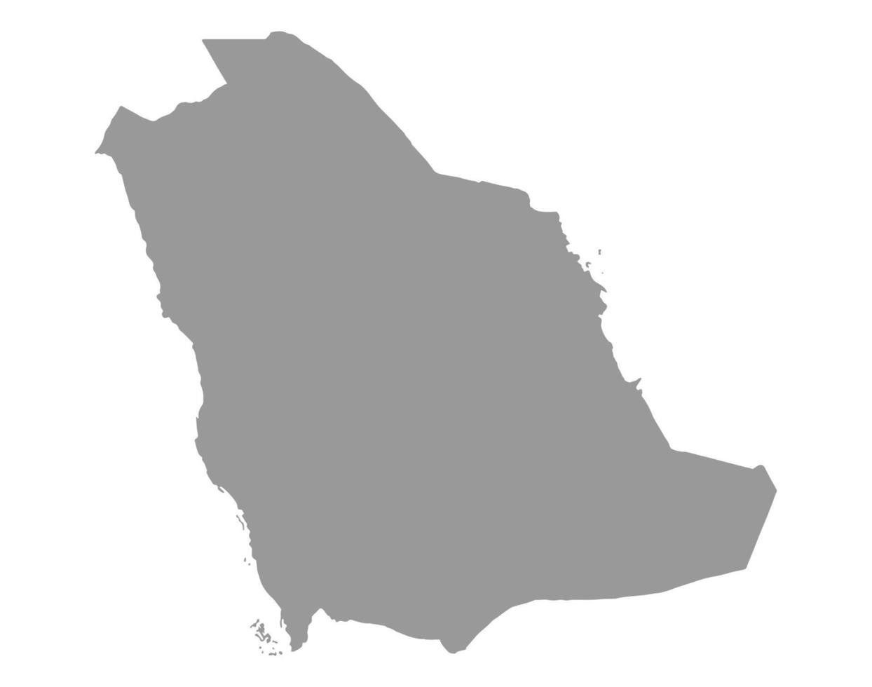 Saudi Arabia map on  png or transparent  background.Symbol of Saudi Arabia.Vector illustration vector