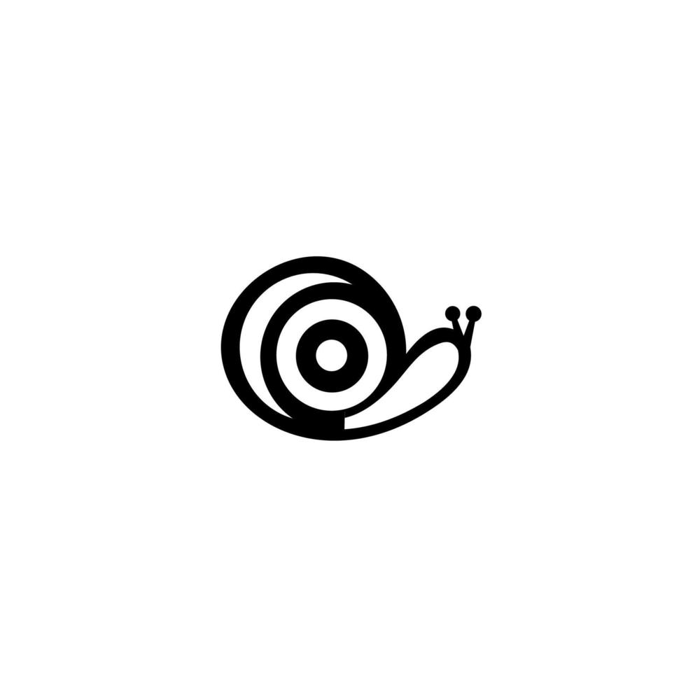 icono de caracol aislado sobre fondo blanco. logotipo de caracol moderno con color degradado, logotipo de caracol simple. vector