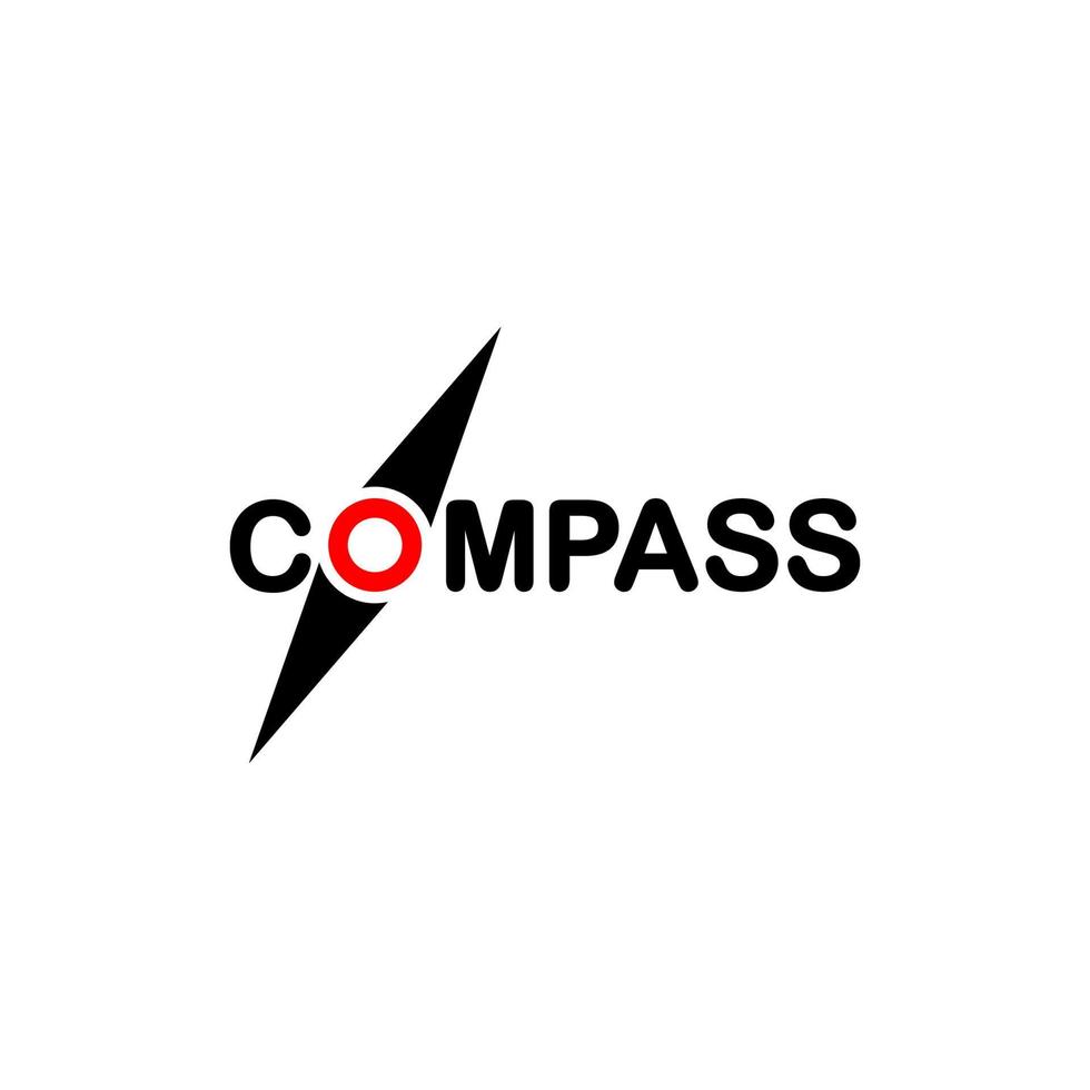 Compass logo vector. vector