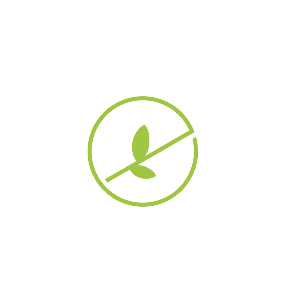 Logo E natural Leaf letter e logo icon design vector
