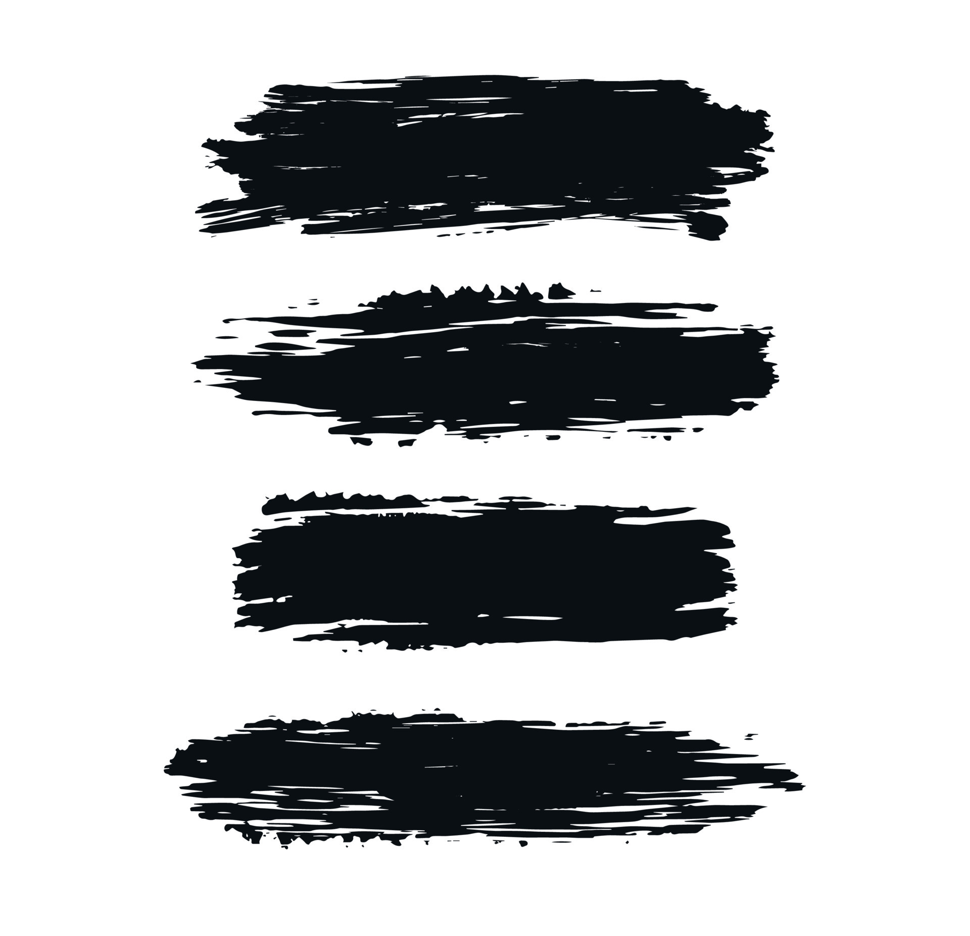 Vector black paint, ink brush stroke, brush, line, or texture. Dirty  artistic design element, box, frame. 8883518 Vector Art at Vecteezy