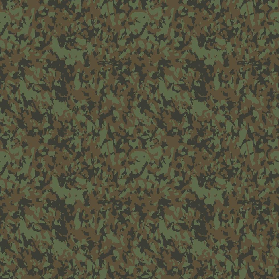 Abstract Vector Military Camouflage Background. Seamless Camo