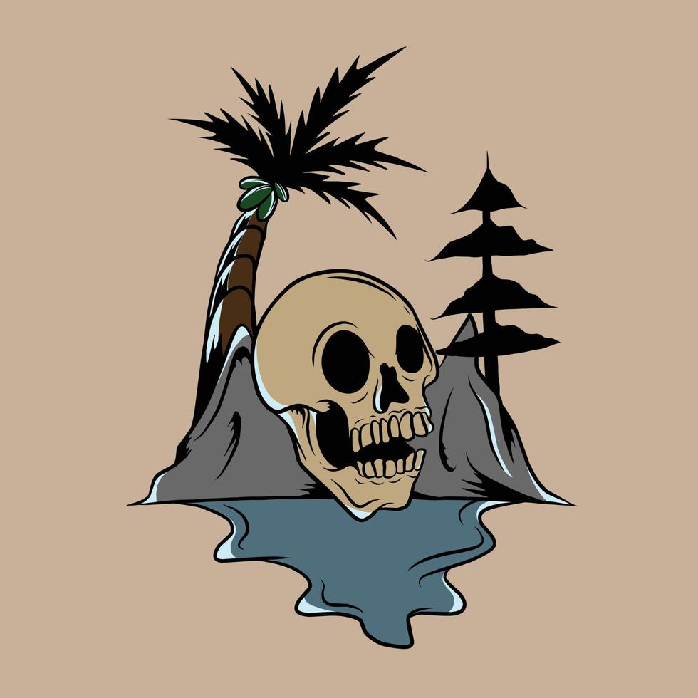 vector illustration of skull great for advertising ads and much more