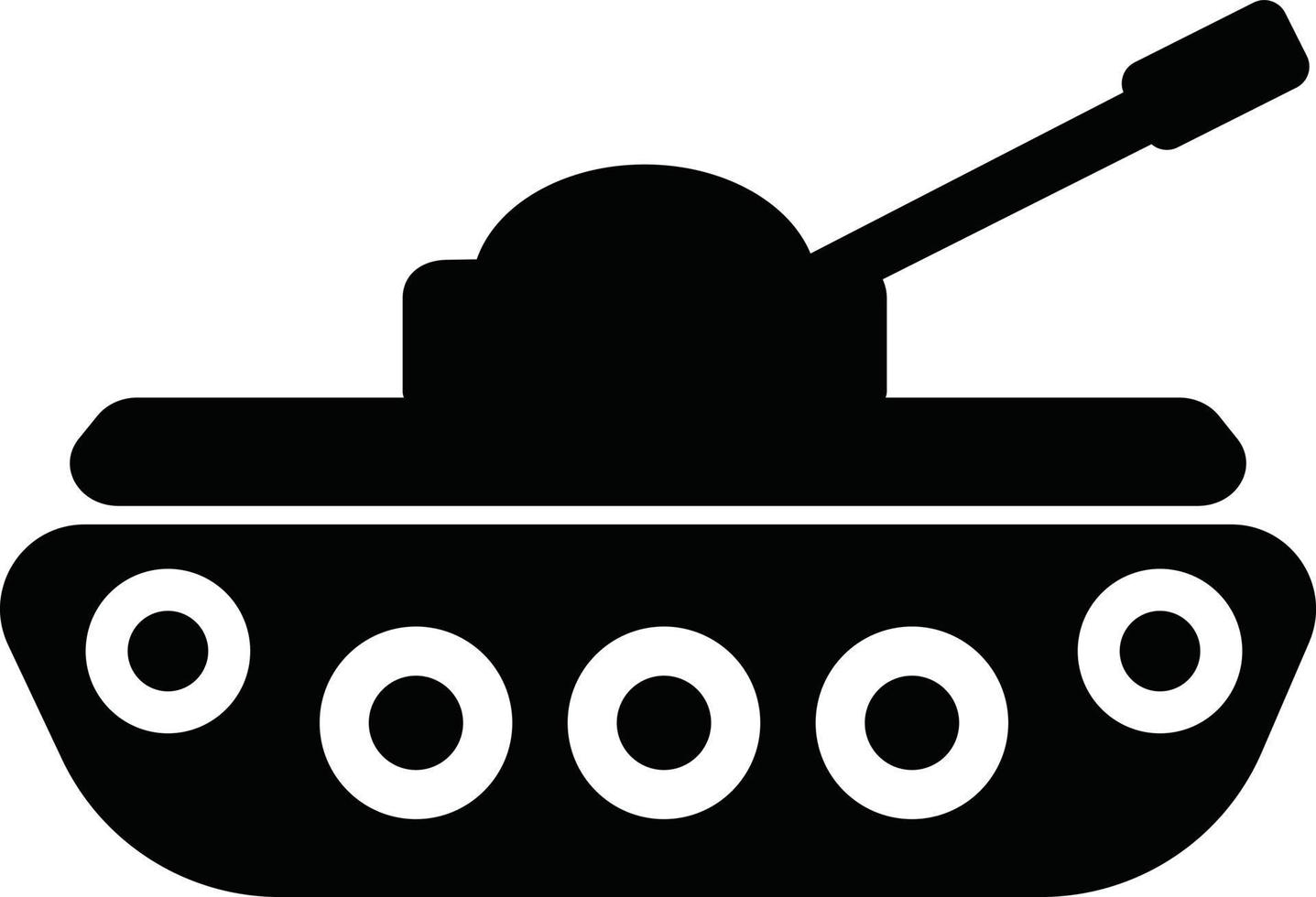 filled tank super icon. tank sign. war symbol. army sign. vector
