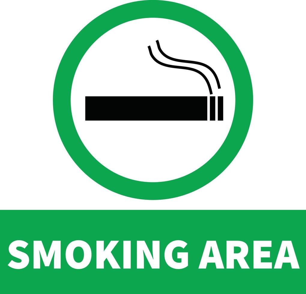 smoking area icon. smoking symbol. smoking area sign. vector