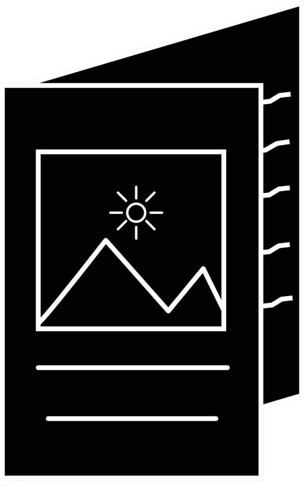 brochure icon. brochure symbol. booklet sign. catalog sign. vector