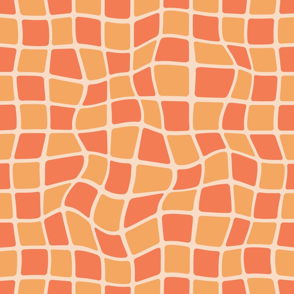 Mosaic seamless pattern pastel colors vector