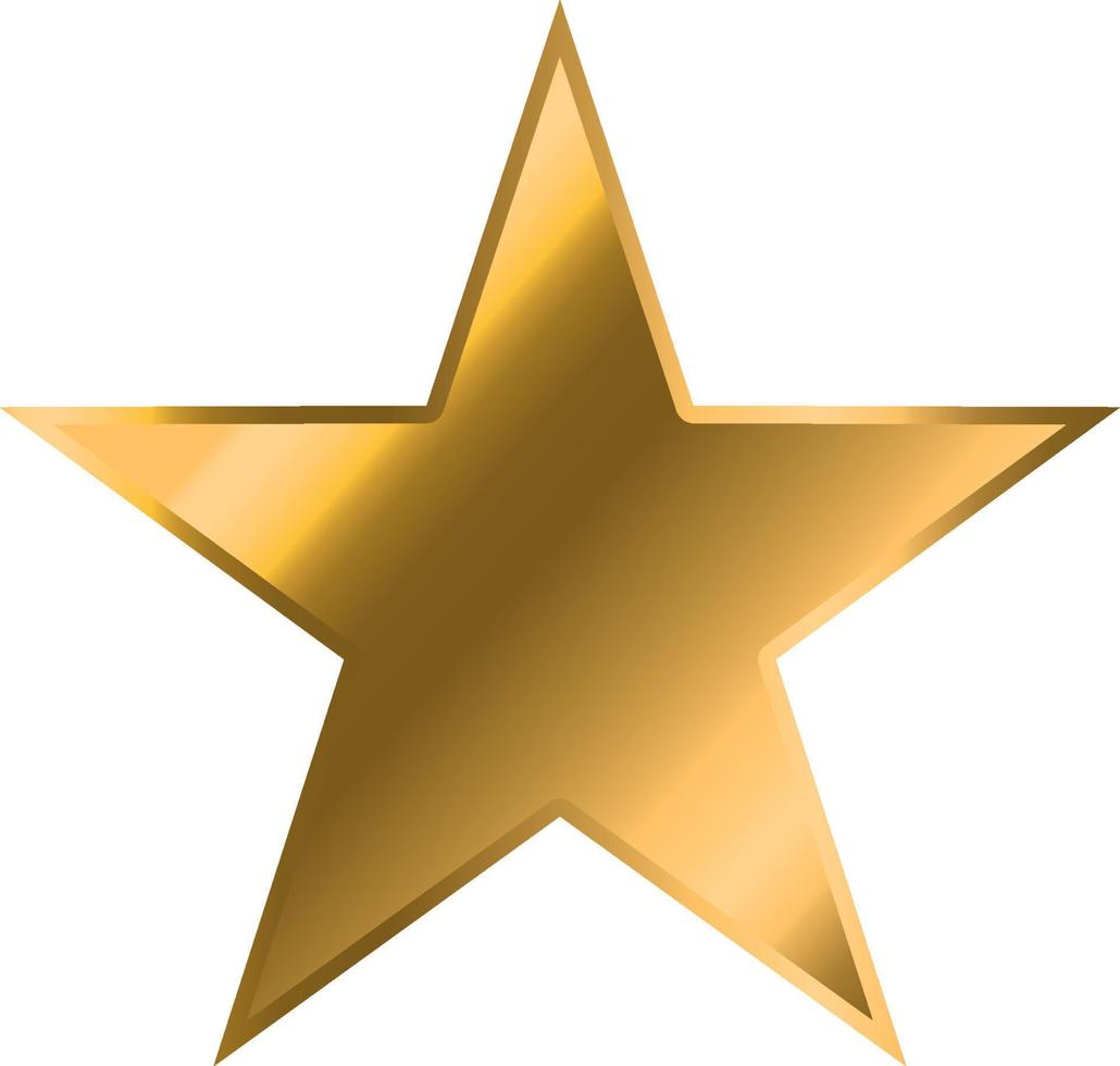 Gold Star icon vector. Yellow stars pictogram art. Star symbol illustration. vector
