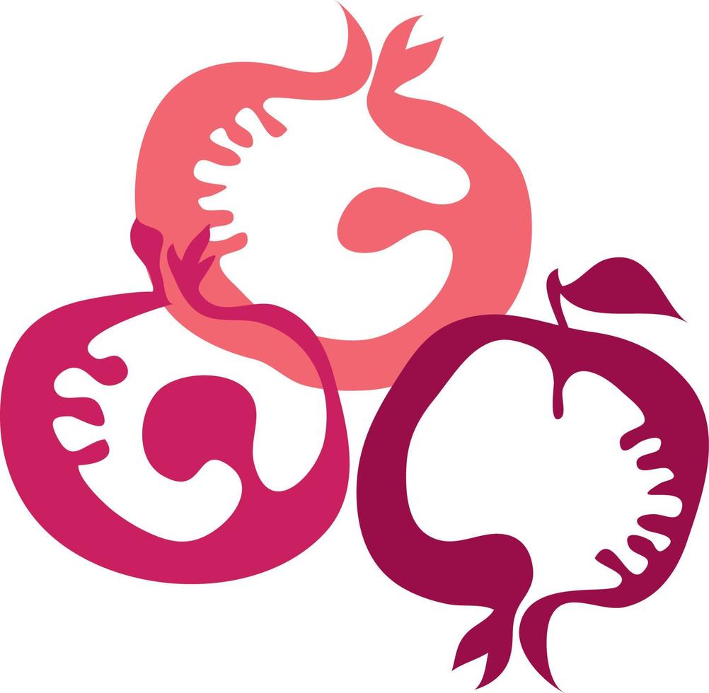 fruit simple decorative symbol. vector illustration