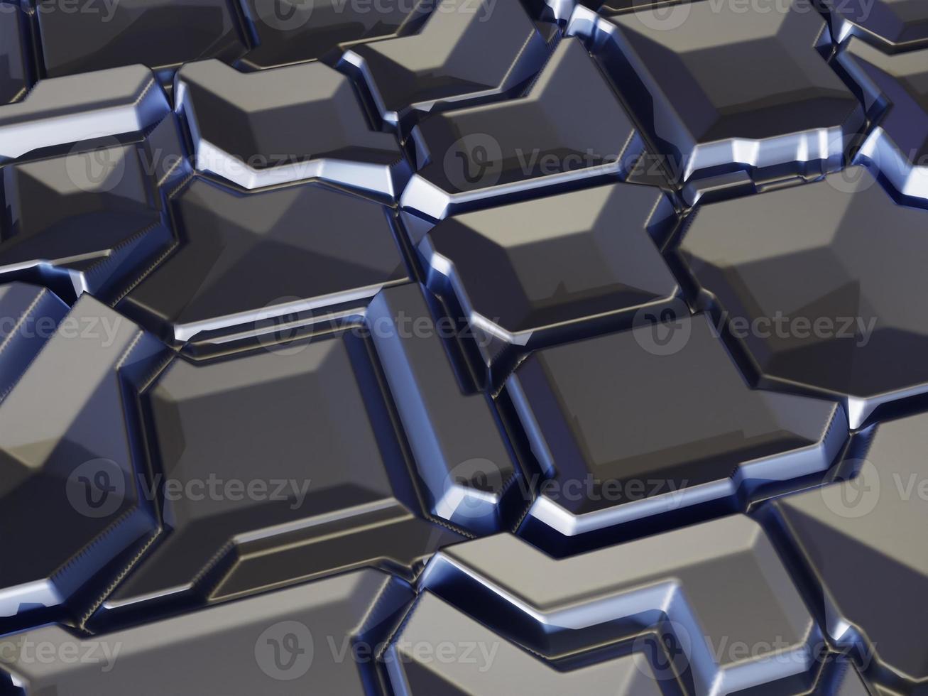Abstract dark extruded background. minimal light clean corporate wall. 3d geometric surface illustration. polygonal elements displacement. 3d rendering. photo